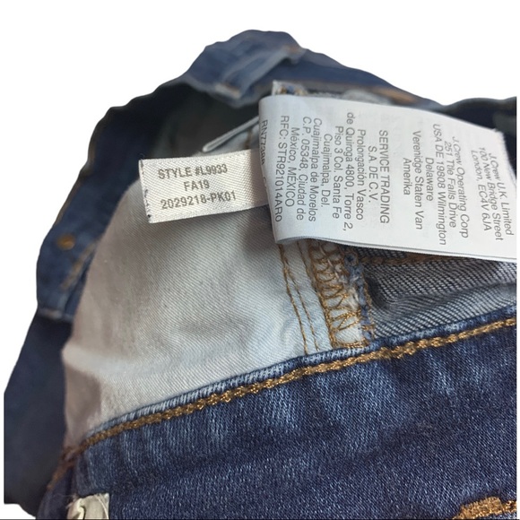 Madewell 9” Mid-Rise Skinny Jean size 25 dark wash denim - Picture 5 of 5